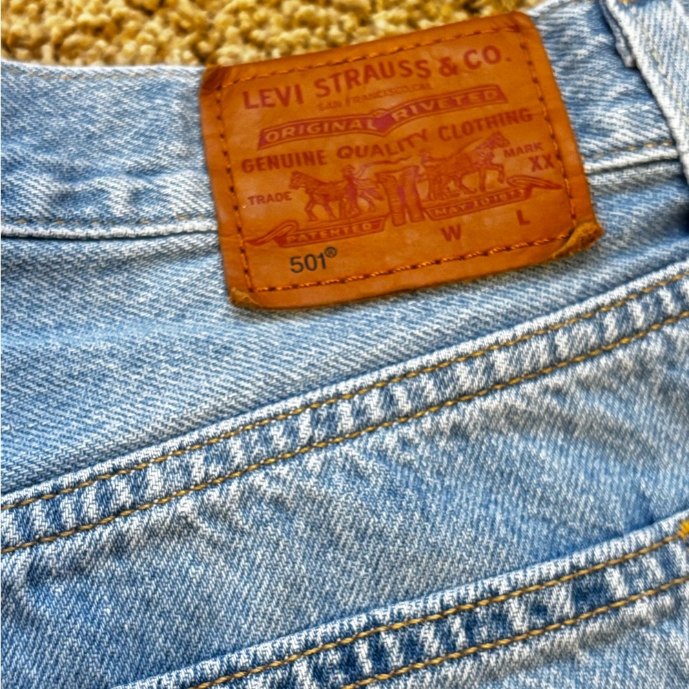 Levi’s 501 Premium Original Fit Mid-Thigh Women’s Shorts | Size: 29 - Picture 4 of 12